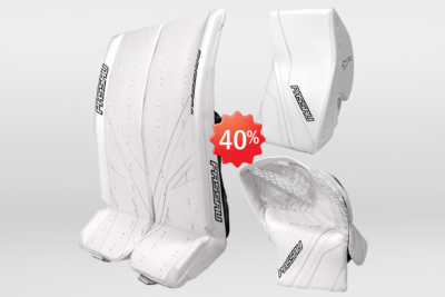 Kit complet Senior Pro – Hockey sur glace - Modèle Starke – BLANC – EN STOCK